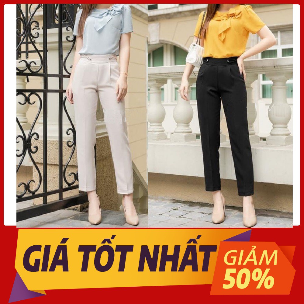 QUẦN TÂY CẠP ĐÍNH HẠT KINA HÀNG THIẾT KẾ