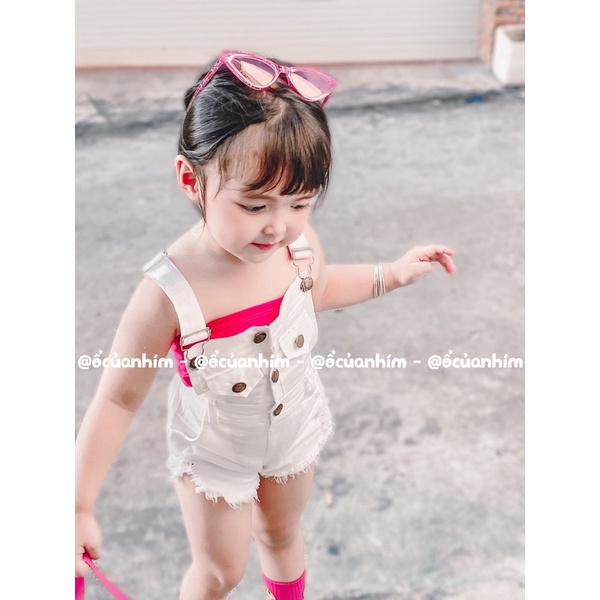 Set yếm kèm áo siêu xinh cho bé