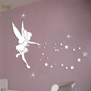 Sticker trang trí dán tường hình cô tiên Tinkerbell để trang trí cho phòng trẻ con