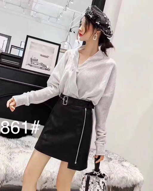 ẢNH THẬT, VIDEO SHOP TỰ QUAY ❤️FREESHIP❤️ CHÂN VÁY DA LOẠI 1,DÀY DẶN K NỔ, K BONG,DÁNG CHỮ A, KÈM ĐAI CÓ MỨC CHỈNH | BigBuy360 - bigbuy360.vn