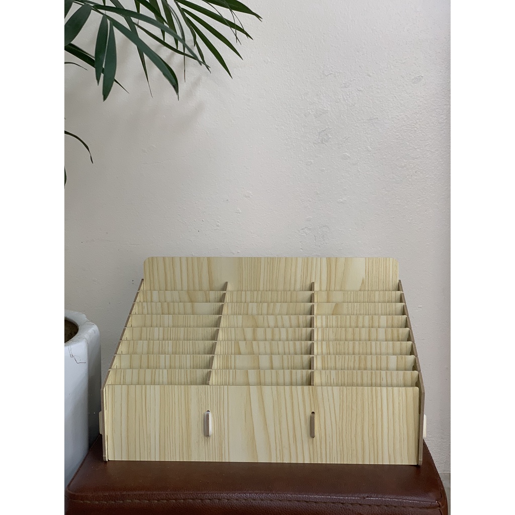 Khay gỗ để đồ kỹ thuật (24 ngăn)