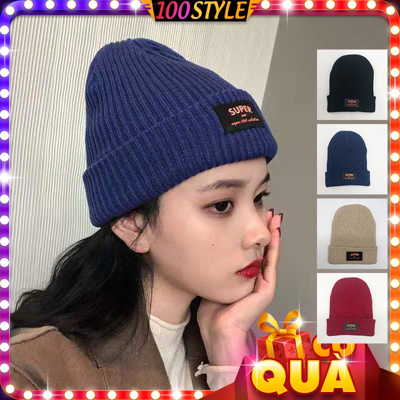 Nón Len Nam Nữ Super Thời Trang Mũ Len Korea Hot Trend