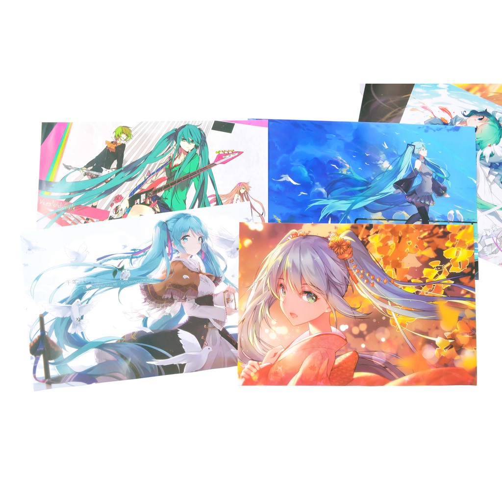 [thanh lý bán lỗ]Bộ 8 tấm poster Anime - Hatsune Miku [AAM] [PGN23]