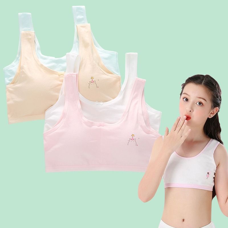 Quần Lót Cotton Trơn Dành Cho Bé Gái Độ Tuổi Dậy Thì Từ 8-11 - 13-16 Tuổi