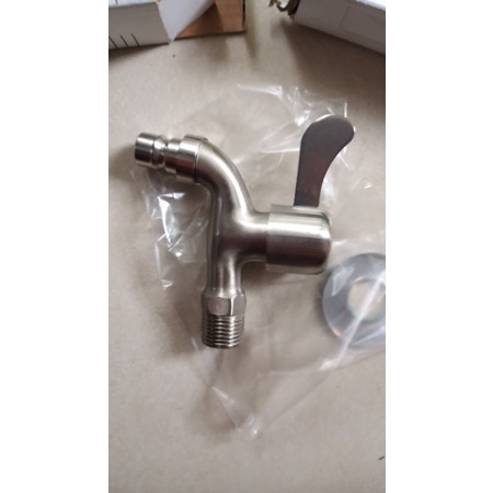 Vòi hồ nước gắn tường, lắp dây máy giặt, romine Inox SUS 304 cao cấp giá rẻ tại Tphcm, Hà Nội