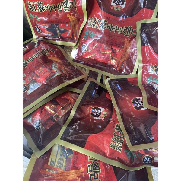 kẹo sâm Hàn Quốc gói 200g