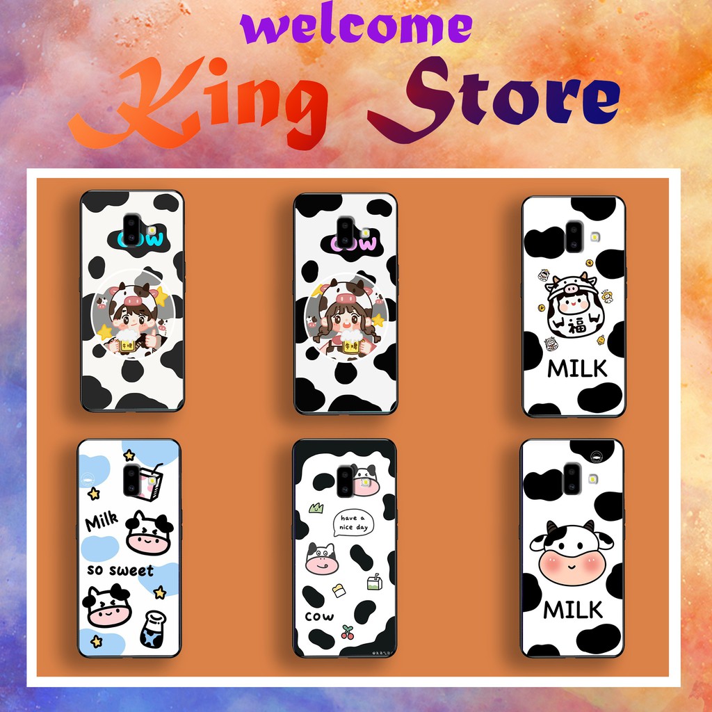 [HOT] Ốp lưng Samsung J6-2018/J6 PLUS/J8-2018 in hình bò sữa siêu đẹp, độc, lạ_KINGSTORE.HN_Ốp SS J6/J8-2018/J6 PLUS