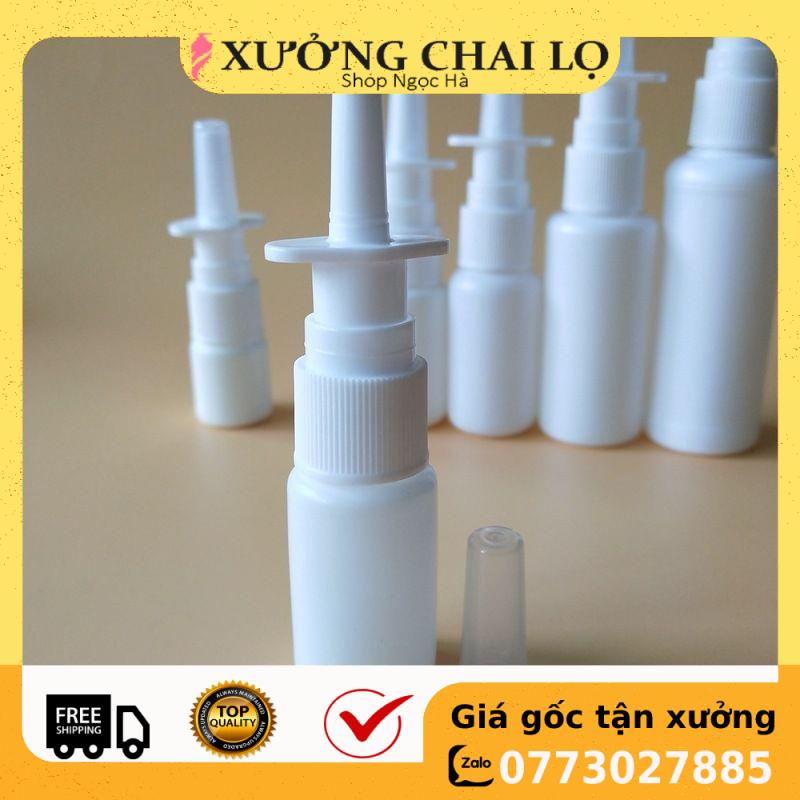 [GIÁ RẺ NHẤT] Chai xịt mũi thẳng 10ml, 20ml chiết dung dịch , phụ kiện du lịch