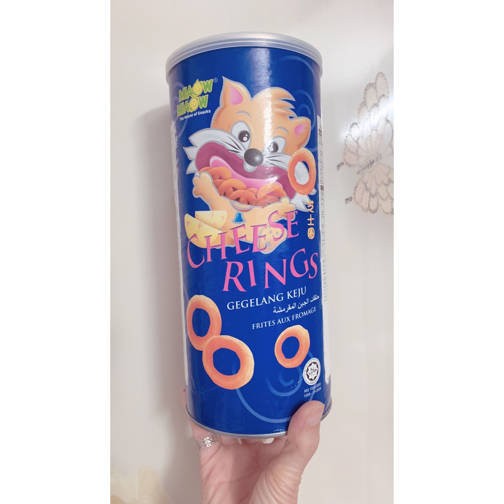 Snack Phô Mai vòng mực Miaow Miaow Bim Bim giòn