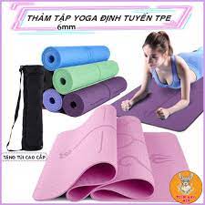 Thảm tập Yoga cao cấp 2 lớp TPE chống trơn trượt