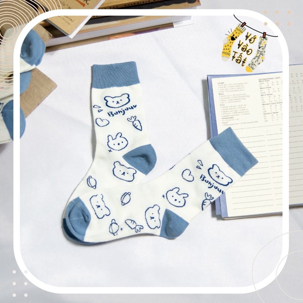 TẤT VỚ NỮ CỔ CAO XANH JEAN