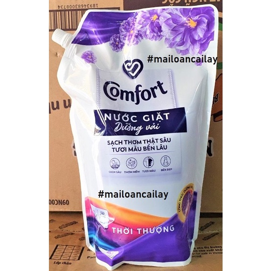 Nước giặt dưỡng vải Comfort hương Thời Thượng túi 2,2kg