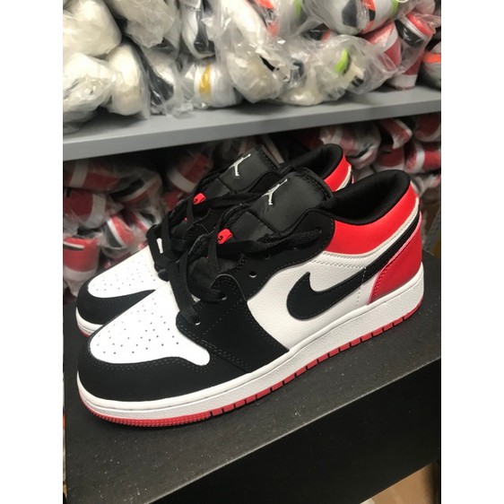 [GIẢM GIÁ] Giày Thể Thao Air Jordan 1 AJ1 Đỏ Trắng Thấp Cổ Hàng Việt Nam