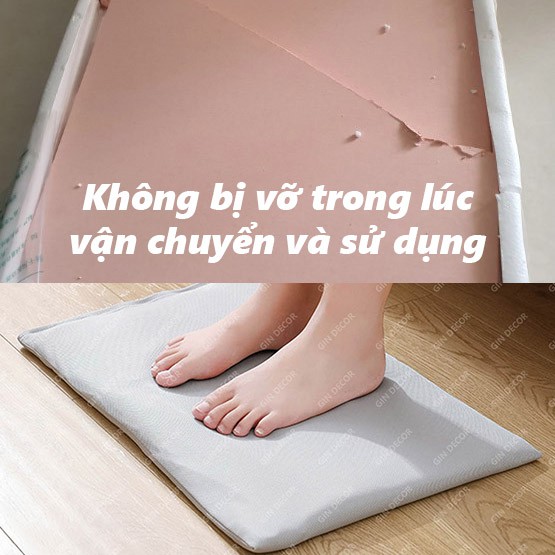 MỚI! Thảm đá MỀM Diatomite công nghệ Nhật Bản siêu thấm nước