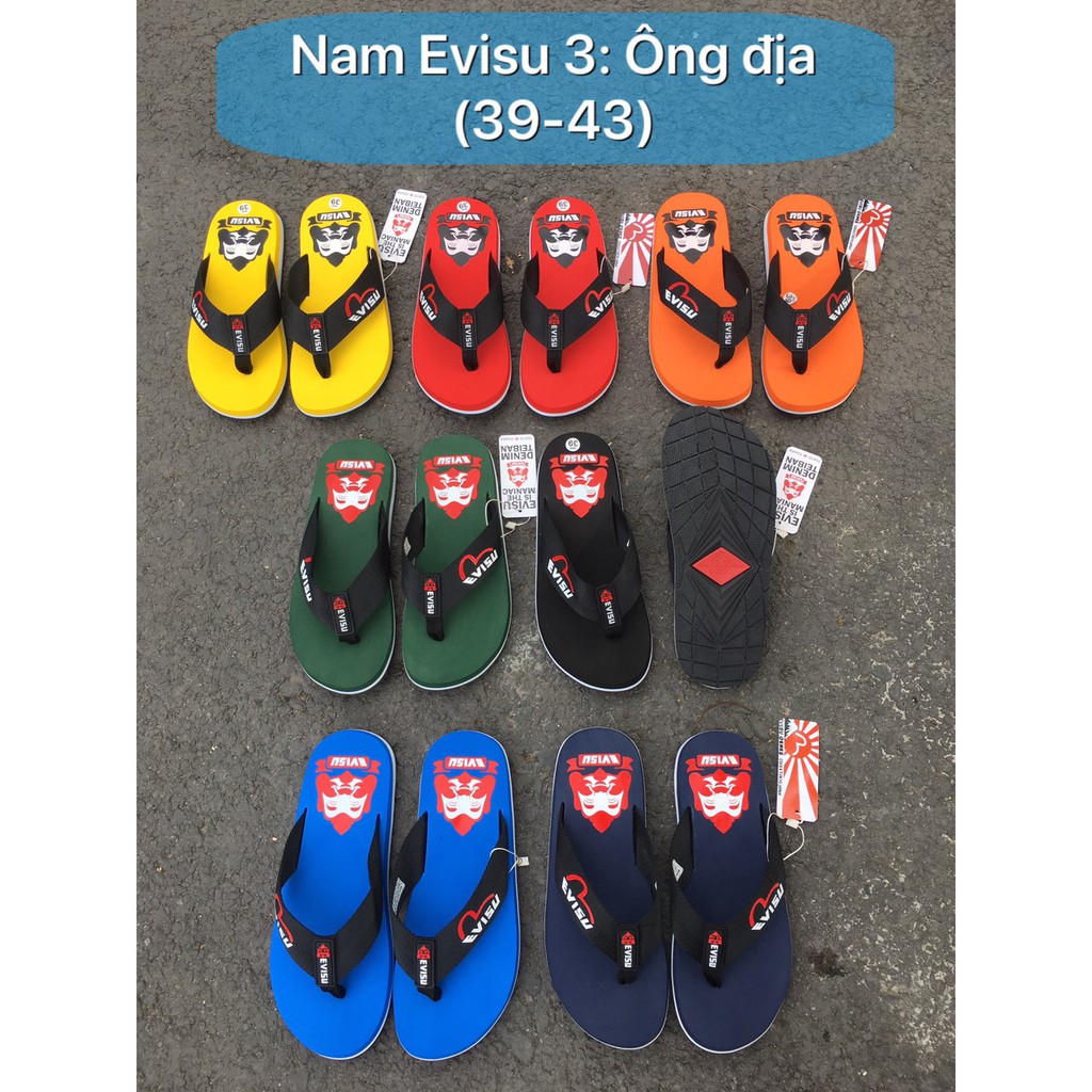 Dép Evisu Ông địa cặp nam nữ