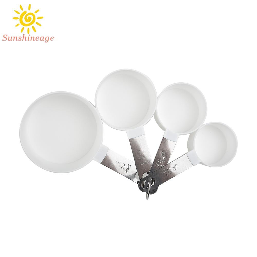 Set 8 Muỗng Đo Lường Bằng Thép Không Gỉ Tiện Dụng Cho Nhà Bếp
