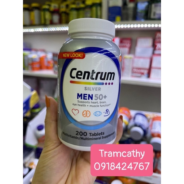 vitamin tổng hợp dành cho nam trên 50 tuổi centrum men