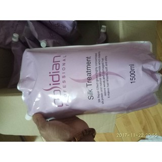 Hấp dầu siêu mượt tóc Obsidian Silk Treatment 1500ml
