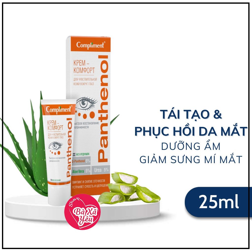 Kem Dưỡng Mắt Compliment 25ml Dịu Da, Giảm Quầng Thâm, Bọng Mắt, Lão Hóa - BX3951