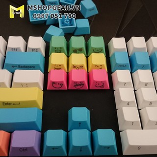 Set keycap Chalk  thick PBT ninja cherry profile 117 keys