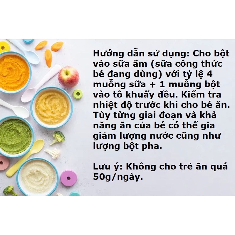 Bột Gạo Và Rau Củ Xay Nhuyễn HEINZ 200g (Date 2024)