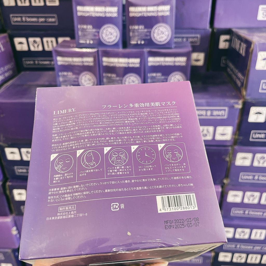 Mặt Nạ Sữa C60 Limery Fullerene Multi Effect Brightening Mask Mặt Nạ Giấy Dưỡng Ẩm 10 Miếng