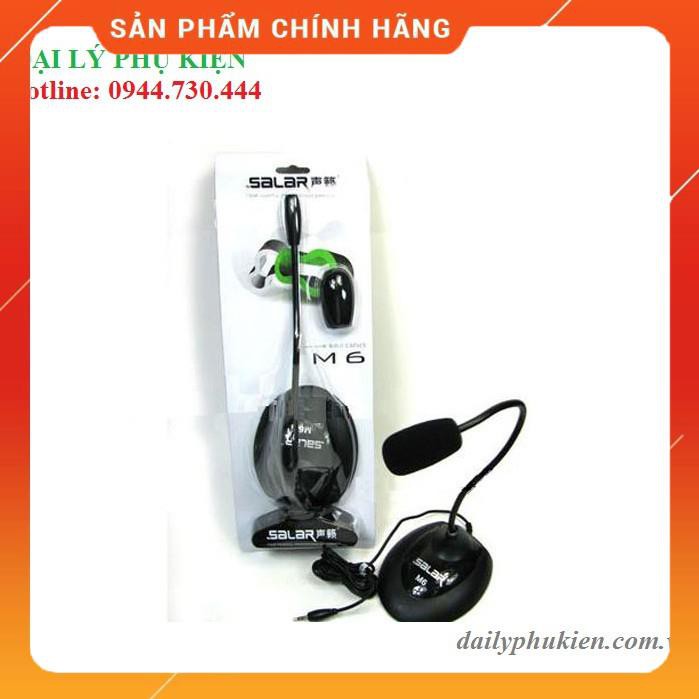 Mic hát karaoke cho máy tính Salar M6 dailyphukien Hàng có sẵn giá rẻ nhất