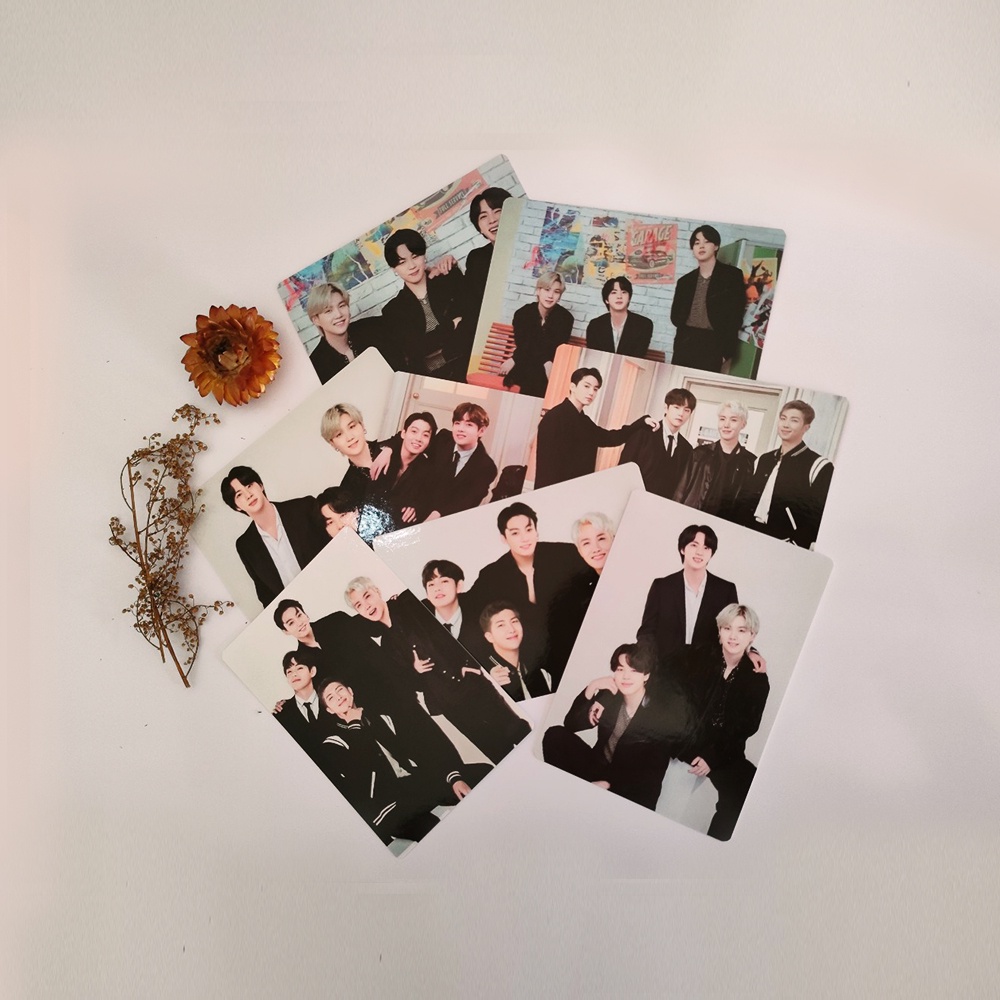 Bộ 8 card BTS PERMISSION TO DANCE ON STAGE ver đỏ và trắng