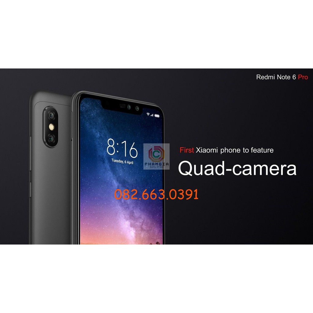 Cường lực Camera dành cho Xiaomi Redmi Note 6 Pro