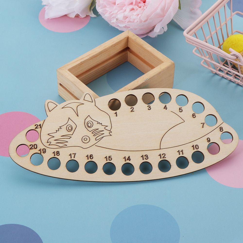 Dụng Cụ Quấn Chỉ Thêu Họa Tiết Hoạt Hình Nghệ Thuật Bằng Gỗ