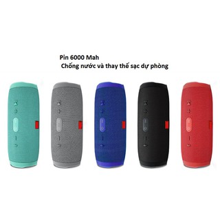 Loa Bluetooth chống nước, Pin Trâu 6000 Mah ,Có cổng USB Thay Thế Sạc Dự Phòng