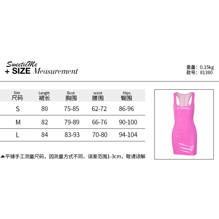 SweeticMe Women's 2022 Bột Barbie Mới Hiển Thị Váy Không Tay Ngực