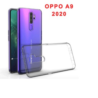 Ốp lưng oppo A9 2020 silicon dẻo trong suốt