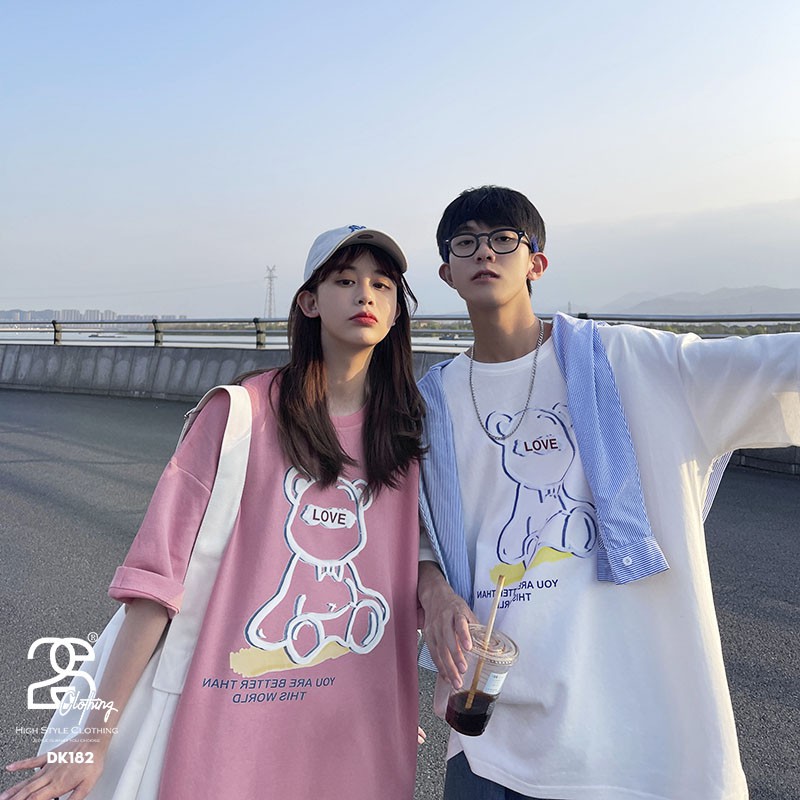 Áo Thun Unisex Nam Nữ TEEZ - TZ1020 Form Rộng Tay Lỡ Freesize