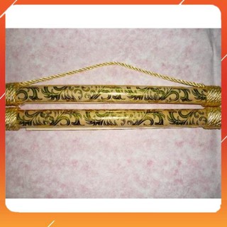 nẹp ống sáo treo tranh gỗ dây thừng - 04 Tattoo