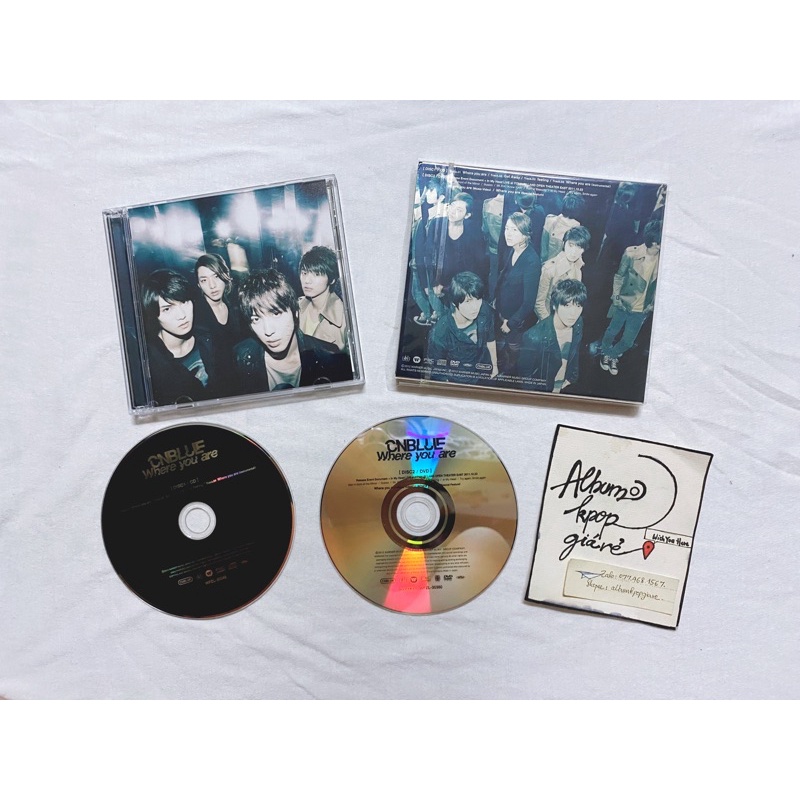 cnblue mini album nhật Where you Are gồm CD DVD booklet