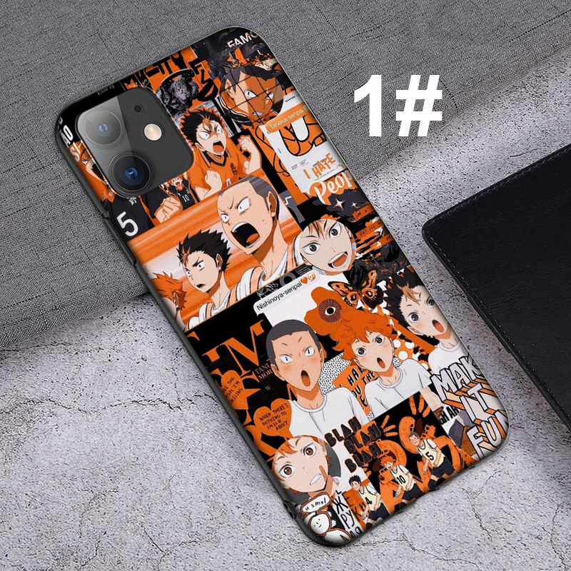 iPhone XR X Xs Max 7 8 6s 6 Plus 7+ 8+ 5 5s SE 2020 Casing Soft Case 62LU Haikyuu mobile phone case