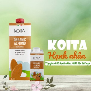 Sữa hạnh nhân hữu cơ Koita 1 lít