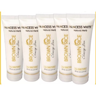 COMBO 5 HỘP SỮA RỬA MẶT PRINCESS WHITE DATE SAN XUẤT 2019
