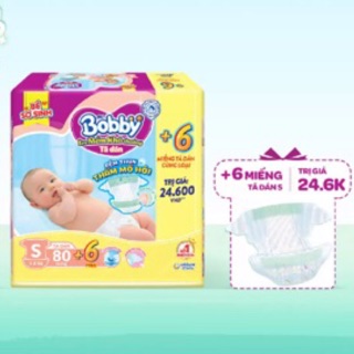 Tã dán sơ sinh Bobby S80
