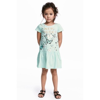 Váy cotton HM bé gái 1-10 tuổi