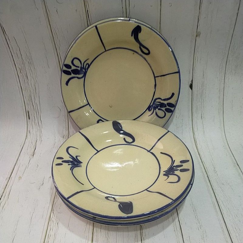 Dĩa Cua Lớn Mẫu Dày 20*3cm Hàng Đẹp Vẽ Tay