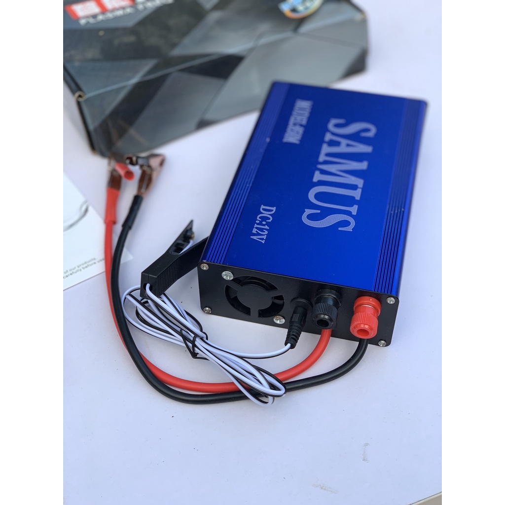 Máy Kích Điện Tử 12Fes SAMUS 12 Sò Kèm Cò Bóp {XANH}