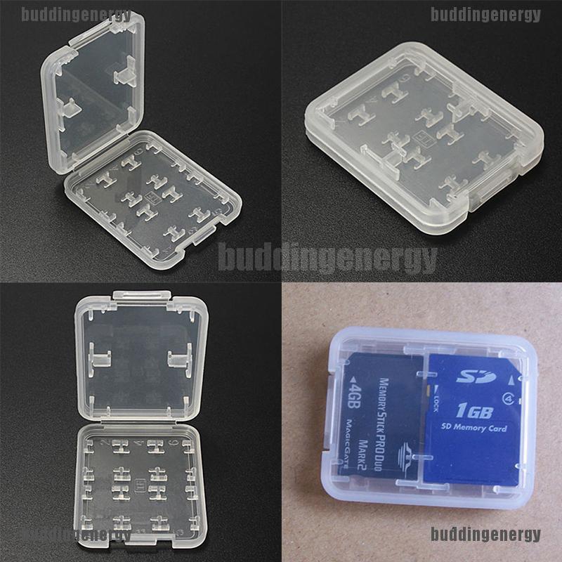 Hộp nhựa 8 ngăn bảo quản thẻ nhớ Micro SD TF SDHC MSPD