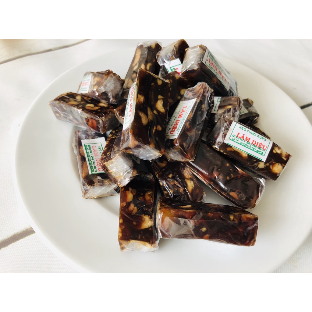 Kẹo Chuối Tươi Gừng Mè, Đậu Phộng 200g/500g/1kg