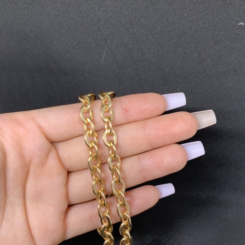 Dây túi xách thay thế, dây xích túi xách Tobun Fashion khoá tôm hùm chiều dài 20cm, 100cm và 120cm