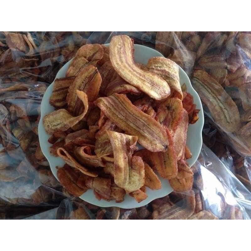 250Gr Chuối sấy Gia Lai Không đường giòn hàng date mới