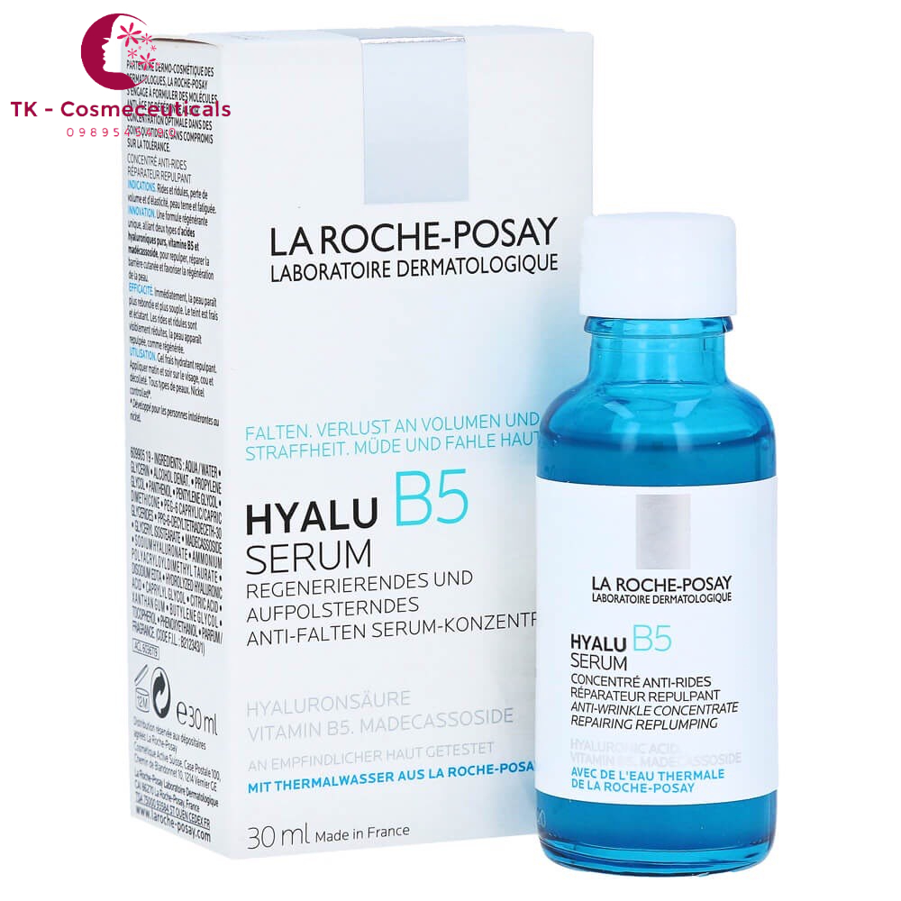 Tinh Chất Serum Phục Hồi Da B5 La Roche Posay Hyalu Cấp Ẩm, Tái Tạo Da Chuyên Sâu - 30ml