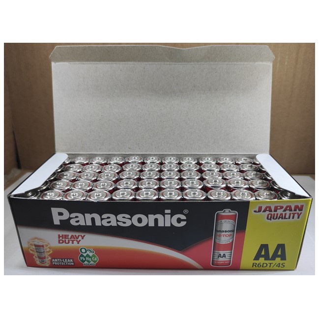 [Pin Chính Hãng] 1 Vỉ 4 Viên Pin AA , 2A Panasonic đỏ R6DT-4S