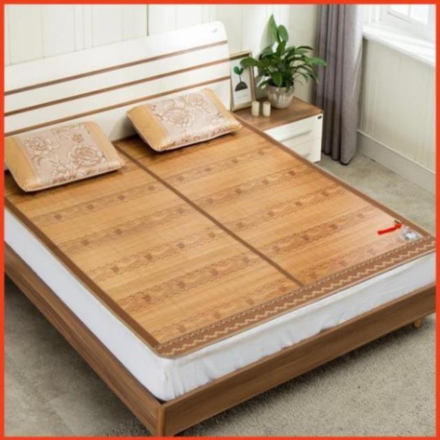 Chiếu trúc tăm vân gỗ in hoa - Họa Tiết Ngẫu Nhiên